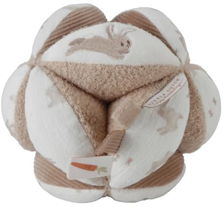 Little Dutch 8853 Activity Spielball/Greifball beige - Baby Bunny - Newborn Naturals