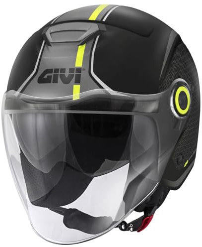 GIVI casco jet 12.5 nero H125FTHBY60 taglia L