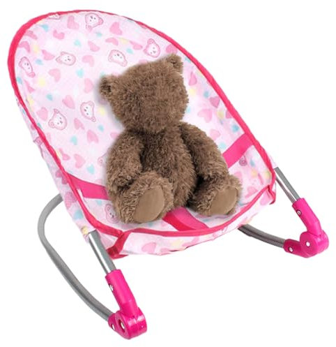 Porte-bébé pour poupées, Siège de Voiture Pliable pour Poupées, Poussette Semblable à Jouer - Toys Accessoires de poupée bébé Cadeau pour Filles 4 Ans+