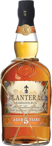 PLANTERAY RUM - (Ex Plantation) - 5 ans Barbados - Rhum Vieux Ambré - Origine : Barbade - Notes de Cacao & Fruits secs - 40% Alcool - 70 cl