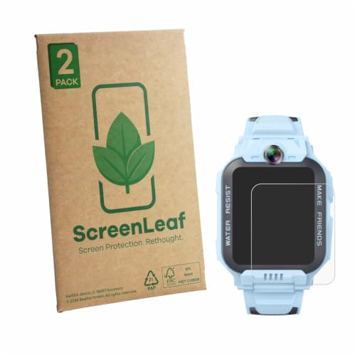 ScreenLeaf Schutzfolie für Imoo Watch Phone Z7 | 2 Stück Transparenter Displayschutz Made in Germany Klare Displayschutz-Folie Kratzfest