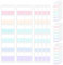 420 Stück Kleberegisterkarten, 3 Größen Seitenmarker, Klebezettel Tabs, Selbstklebend Page Markers Tabs, Tabs Page Marker, Haftstreifen Index Tabs für Lesen, Tagebuch, Bücher, Büro, Dokumente