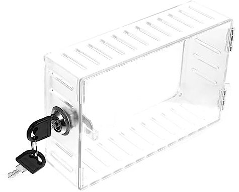 Veemoon Thermostat Lock Box Plastic Thermostat Cover Protective Box for Home Office Use