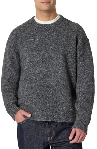 Amazon Essentials Pullover Girocollo in Finto Mohair, Vestibilità Rilassata Uomo