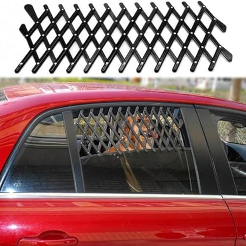 2 Piezas Protector de Ventilación Ajustable para Ventana de Coche para Perros para Mercedes Vito (2014+), Rejilla Ventilación para Perros Telescópica