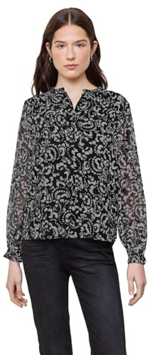 Street One Studio Damen Gemusterte Chiffon Bluse