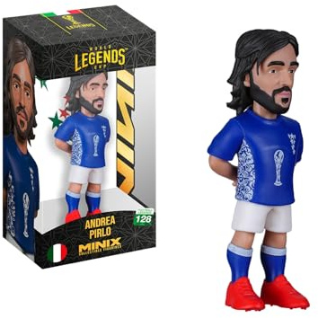 MINIX - Football Legends - Weltmeisterschaft der Legenden #128 - Italien - Pirlo - Sammelfigur 12 cm