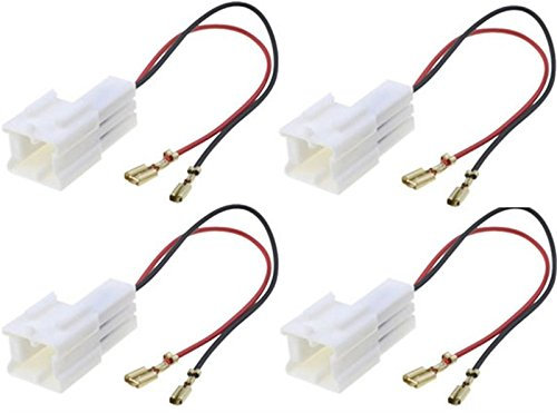 4 cables adaptadores de enchufe para altavoces de coche AH-22.4