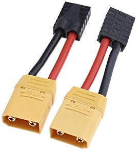 2 Stücke XT90 Stecker auf TRX Buchse Stecker Kabel Kit 12AWG Draht RC UAV Auto Ladegerät LiPo Akku