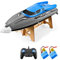 RC Boats for Kids Adult 30KM/H Water Cooling System High Speed Radio Control 4 Channels,Anti-collision Hull Flip Revers,Low Power Battery Alarm Racing Boat