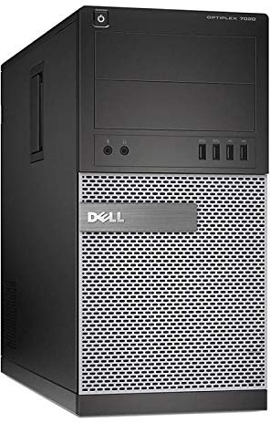 PC Tour Dell 7020 Gaming GTX 1050Ti i7-4790 RAM 16Go 240Go SSD + 2To Windows 10 (Reconditionné)