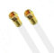 Sat Kabel Fritz!Box Cable Vodafone Kabel Kabelanschluss Anschlusskabel Satkabel Koaxkabel TV Kabel Satanschlusskabel Fernsehkabel Full HD 4K 8K UHD 7mm 135dB (5 Meter, Gold Gerade-Gerade)