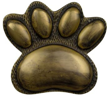 Türklopfer aus Messing mit Bienen-Motiv, traditionelle Oberfläche, massiver Messing-Türklopfer, Türklopfer für Hunde und Katzen