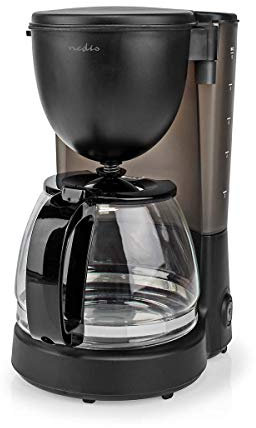 NEDIS Kaffeemaschine | Maximale Kapazität: 1,25 l | Anzahl der Tassen auf einmal: 10 | Eigenschaften Warmhalten | Schwarz