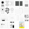 Bullet Bundle Planer-Schablonen für A5-Tagebücher – 21 Layout-Schablonen für A5 5 mm Punktraster Journals – DIY-Vorlagen für wöchentliche, monatliche Kalender, Gewohnheitstracker,