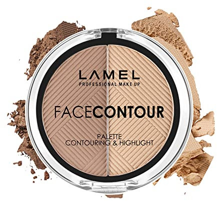 Lamel Face Contour - Palette per il Contouring - Sfumature Naturali e Luminosità - a Lunga Tenuta - N.401