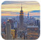 sous Verre en liège - New York Manhattan Empire State Building Ville Nuit USA - 1 unité (95 x 95 mm)