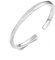 XINGNIAO 925 Silber Mode Glatte Manschette offener Armreif glänzendes Armband style4