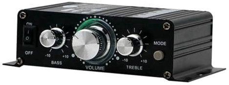 INTCHE 2 Canales 30W Car Digital Power Bluetooth Audio Amplificador 12V HiFi Stereo Mini Home Audio Amplificador para Car Home