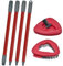 Set de Serpillières Têtes de Rechange Base pour Balai à Franges, Brosse de Base et Manches pour Balai Compatible avec Vileda EasyWring Spin Mop
