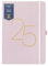 Busy B - Terminkalender von Januar bis Dezember 2025 - Pink A5 Wochenplaner mit Notizen, Stifthalter und Steckfach
