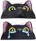 2 Cat Embroidery Cloth Patches, Cat Patches On Clothes, Black Denim Iron-On Patches, Cat Face Patches, Cat Cloth Patches