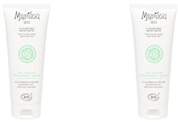 Marilou Bio - Gamme Classic - Soins du Corps - Gel Douche Concombre/Melon - Tube de 200 ml - Réveillez Votre Bonne Humeur ! (Lot de 2)