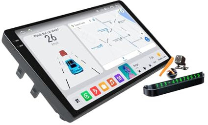 YLOXFW Y100s, Autoradio Android 14.0 Navi 2 DIN Stereo für Alfa Romeo 159 Sat GPS Navigation 9 Zoll Cartablet DVD Multimedia Player FM BT Receiver mit Carplay 4G 5G WiFi DSP SWC