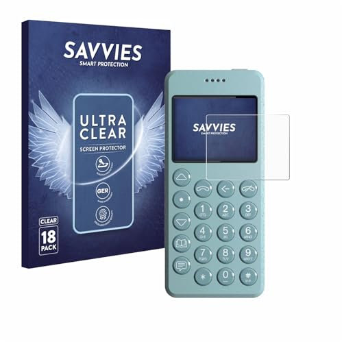 Savvies 18 Stück Schutzfolie für Punkt MP02 Displayschutz-Folie Ultra-Transparent