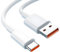 Technoset - Cable USB tipo C 1M, cable de carga ultrarrápida USB C 6A 65W de carga rápida compatible con 13T/11T Pro, cable USB C de carga rápida para Xiaomi 13/11T/Mi 11i/10T Lite/Redmi Note
