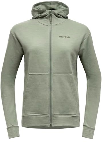 Devold Everyday Zip Hoodie Wmn, L, Fog 402A