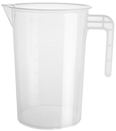 Nisbets Essentials Polypropylene Measuring Jug, 4Ltr | Stackable space-saving design is dishwasher safe; clear markings ensure consistent measurement accuracy.