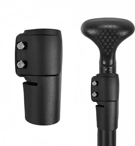 SUP Paddelklemme mit Schnellspanner Verstellbare Paddelschaft-Klemme für SUP-Paddel Schnellverschluss für Stand-Up-Paddling Einfache Montage Kompatibel mit meisten SUP-Paddeln (Schwarz)