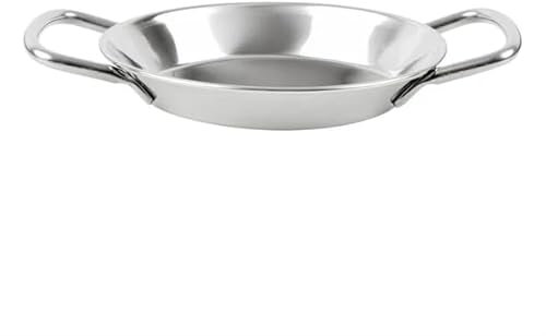 Olympia Table Presentation Mini Paella Pan Stainless Steel, 150 mm
