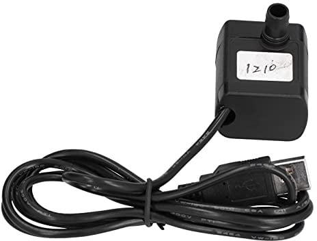 Eujgoov 12V Mini-Wasserpumpe Tauch Wasser Transfer Pumpe Elektrische Gleichstrom Pumpe mit Edelstahl Welle und Saugnapf für Aquarien Brunnen