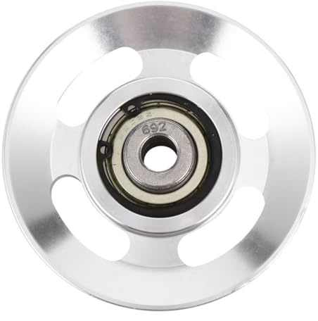 DEARMAMY Aluminiumlegierung Fitnessgeräte Riemenscheibe 3,5 Zoll Kugelgelagert für Kabelzugmaschine Power Rack Ersatzteil