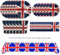 Union Jack Paper Plates, Bowls, Cups, Napkins & Table Cover - 31 Piece Set