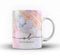 Studio RB Personalised Marble/Pattern Mug. 1. Colourful Marble with Name & Initials