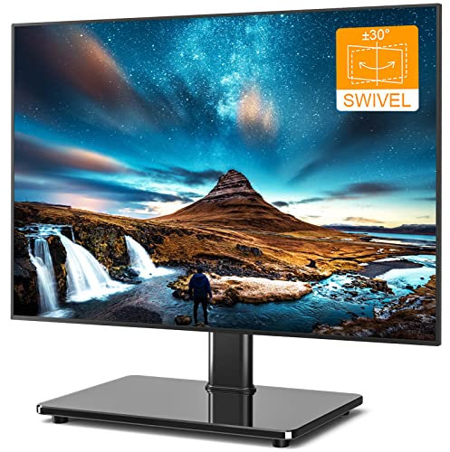 MPP Universal Tabletop TV Stand Base with Swivel Mount and Height Adjustable for 27 32 37 40 42 46 50 inch TVs, Weighing up to 88lbs VESA 400x400mm