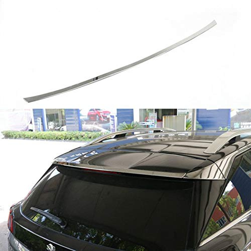 para 3008 2016-2021 Spoiler Alerón Coche Trasero Maletero Alerones de Acero Inoxidable Accesorios para automóviles 1 Piezas