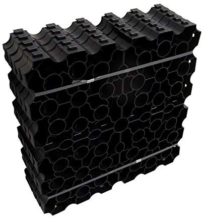 Base Kit for Shed 5ft x 4ft - Plastic Grid System for Shed, Log Cabin, Summerhouse - Garden Shed Base Grid w/Weed Fabric Membrane for Gravel Grids