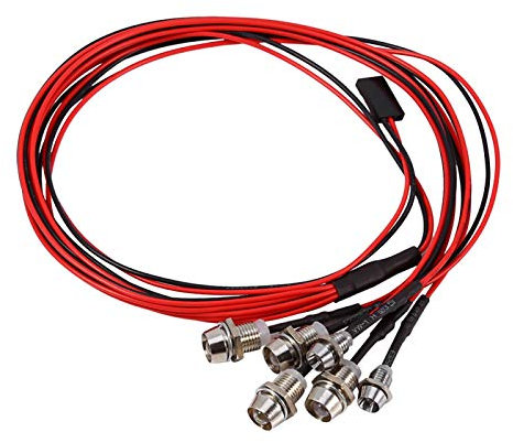 VGEBY 6 LEDs Lichtset Scheinwerfer Rücklicht Für 1/10 RC Modell PKW 5mm / 3mm Durchmesser LED 3-7V Automodell Spielzeug
