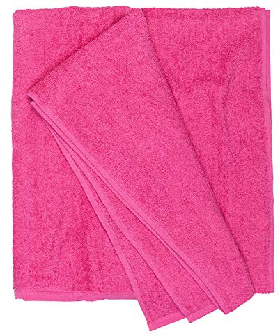 Kapart Strandtuch XXL Pink, 100% Baumwolle, 100x220cm - XXL Strandhandtuch - Badetuch in Übergröße -Duschhandtuch, Badehandtuch & Saunatuch