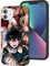 WANGQINHAI Kompatibel mit iPhone 11 Hülle, Anime Cool Manga TPU Fallschutz Stoßdämpfend Kratzfest Handyhülle Cover (Cartoon-Comic-My-Hero-Academia-2)