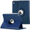 Funda de piel giratoria de 360 grados para Apple iPad de 10ª generación de 10.9 pulgadas, lanzado en 2022, solo los números de modelo son A2757, A2777, A2696 (azul)