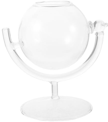IMIKEYA Cocktail Glasses Creative Wine Glasses World Globe Shaped Wine Globe Decanter Martini Whiskey Glasses for Bar Club Party Novelty Drinking Juice Wine Transparent