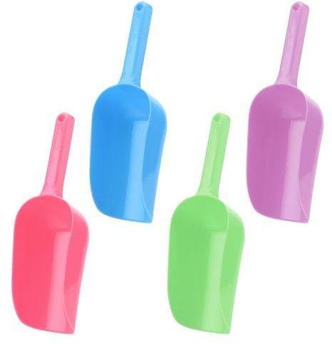 Juego de Juguetes de Playa, 4 Piezas Palas de Playa Grandes de plástico rastrillo Juguetes de Arena Juguete para arenero Juguetes de Playa para Niños y Niñas