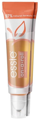 essie Nail Oil on a Roll Apricot Nail & Cuticle Oil with Fragrance, Care and Strengthening of Cuticles Double Pack, 2 x 13.5 ml