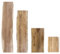 trelevo Waschtischplatte 100x40 cm, Akazienholz massiv 26mm, Tischplatte naturfarben, Baumkantenplatte als Waschtisch für Aufsatzwaschbecken