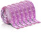 Strassband Selbstklebend 6 Rollen 1 Yard Strasssteine Selbstklebend Kristall Diamant Band Glitzerband Strassstreifen Glitzer Diamant Deko ​​für DIY Basteln Stoff Auto Handy (Rosa)